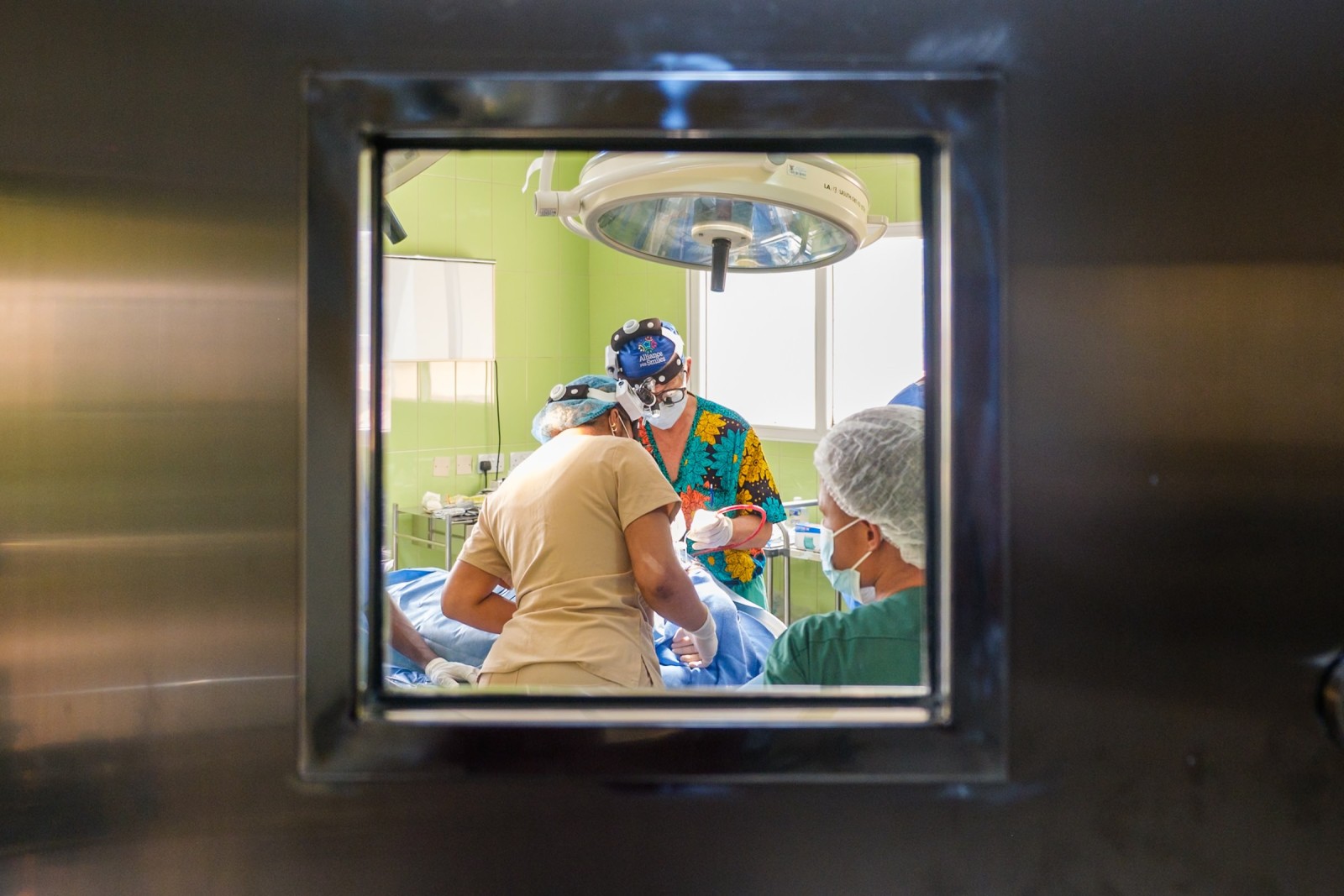 Documentary photograph from the Alliance for Smiles cleft-care mission in Lagos, Nigeria, by Mattia Compagnucci
