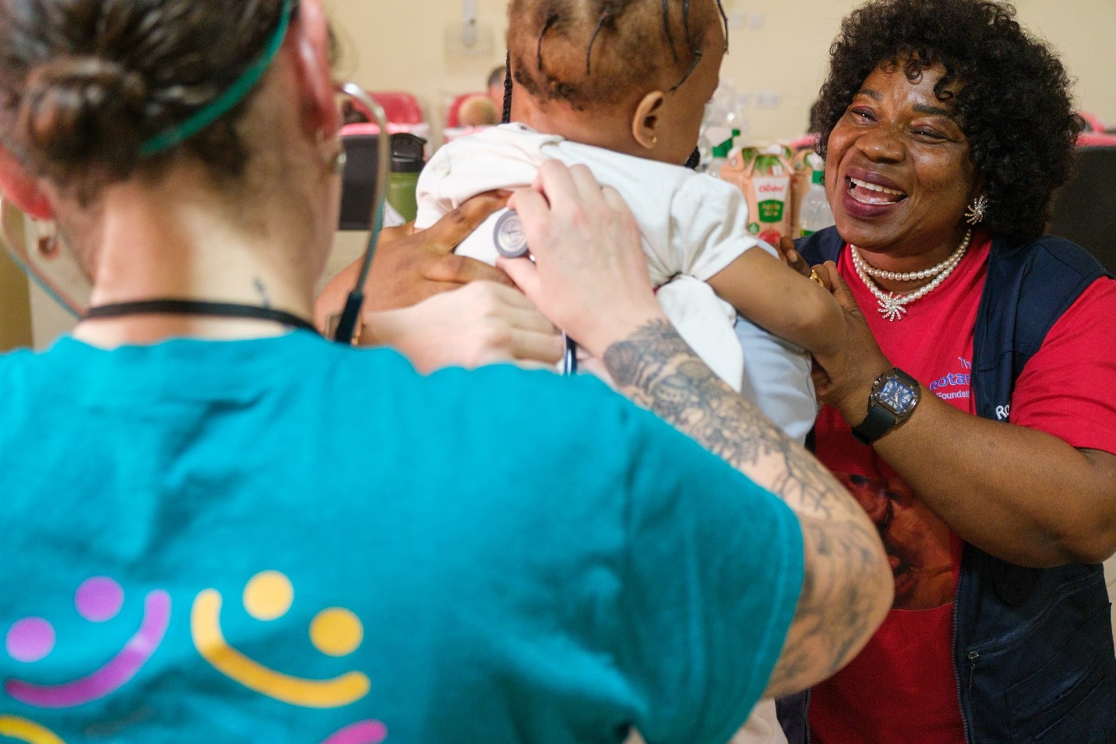 Documentary photograph from the Alliance for Smiles cleft-care mission in Lagos, Nigeria, by Mattia Compagnucci